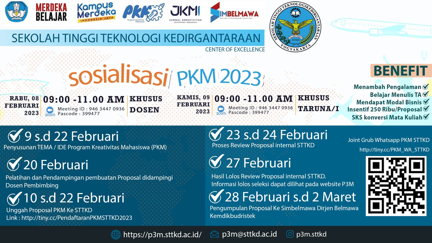 Time line PKM 2023