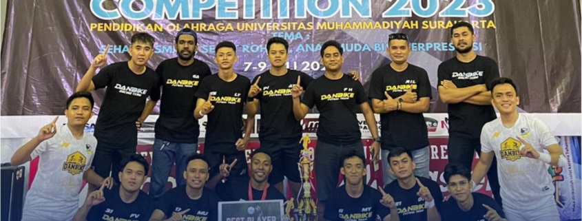 TIM Futsal STTKD Juara 1 dalam lomba MBO Futsal Competition di Univ. Muhammadiyah Surakarta.